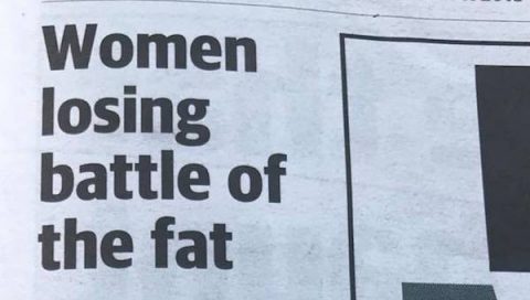 I was always the “fat” girl through my adolescent years