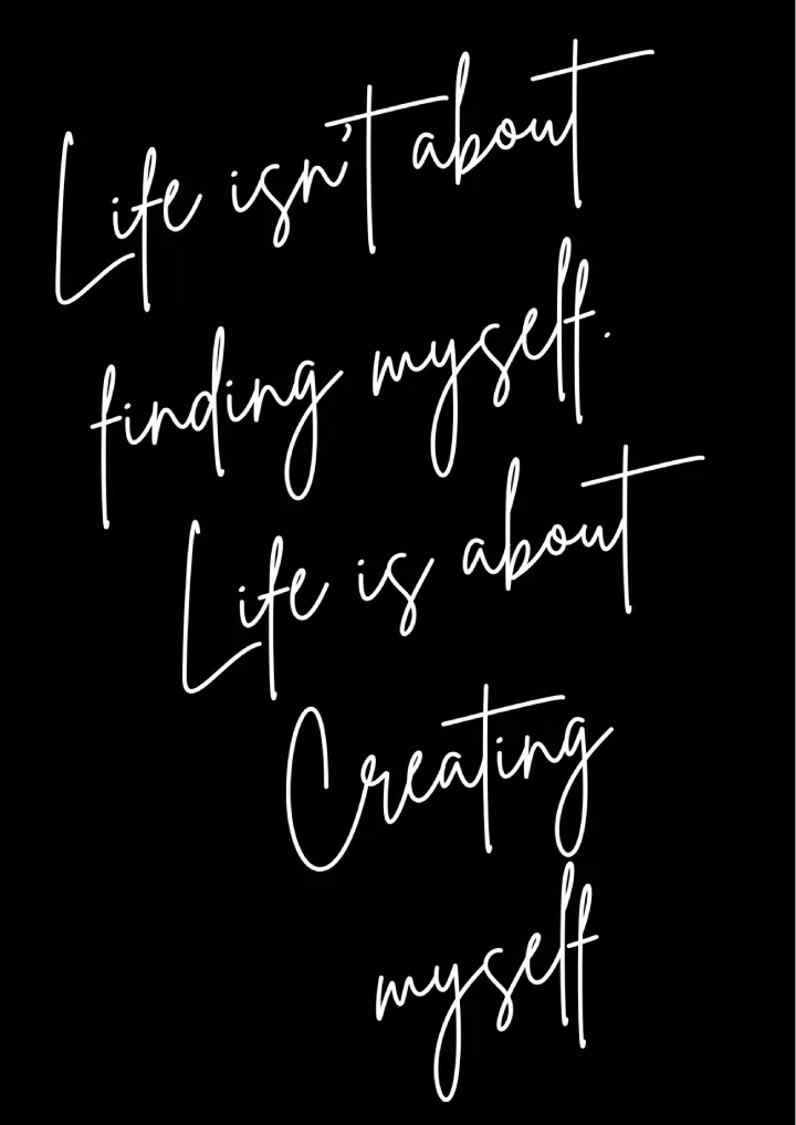 Creating Myself