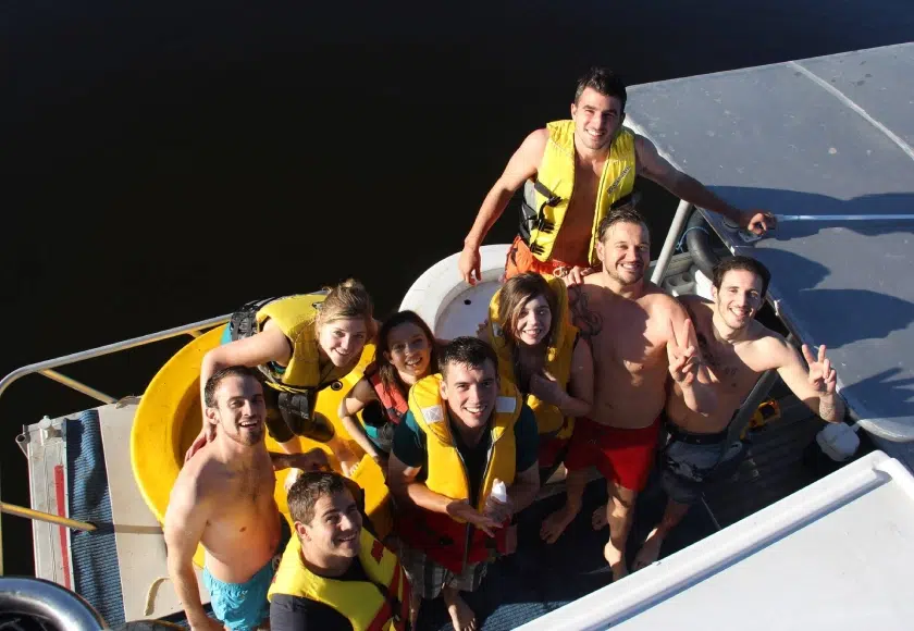 LYBL Community on boat